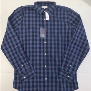 GAP Mens Slim Fit NON IRON Stretch Shirt Navy Blue